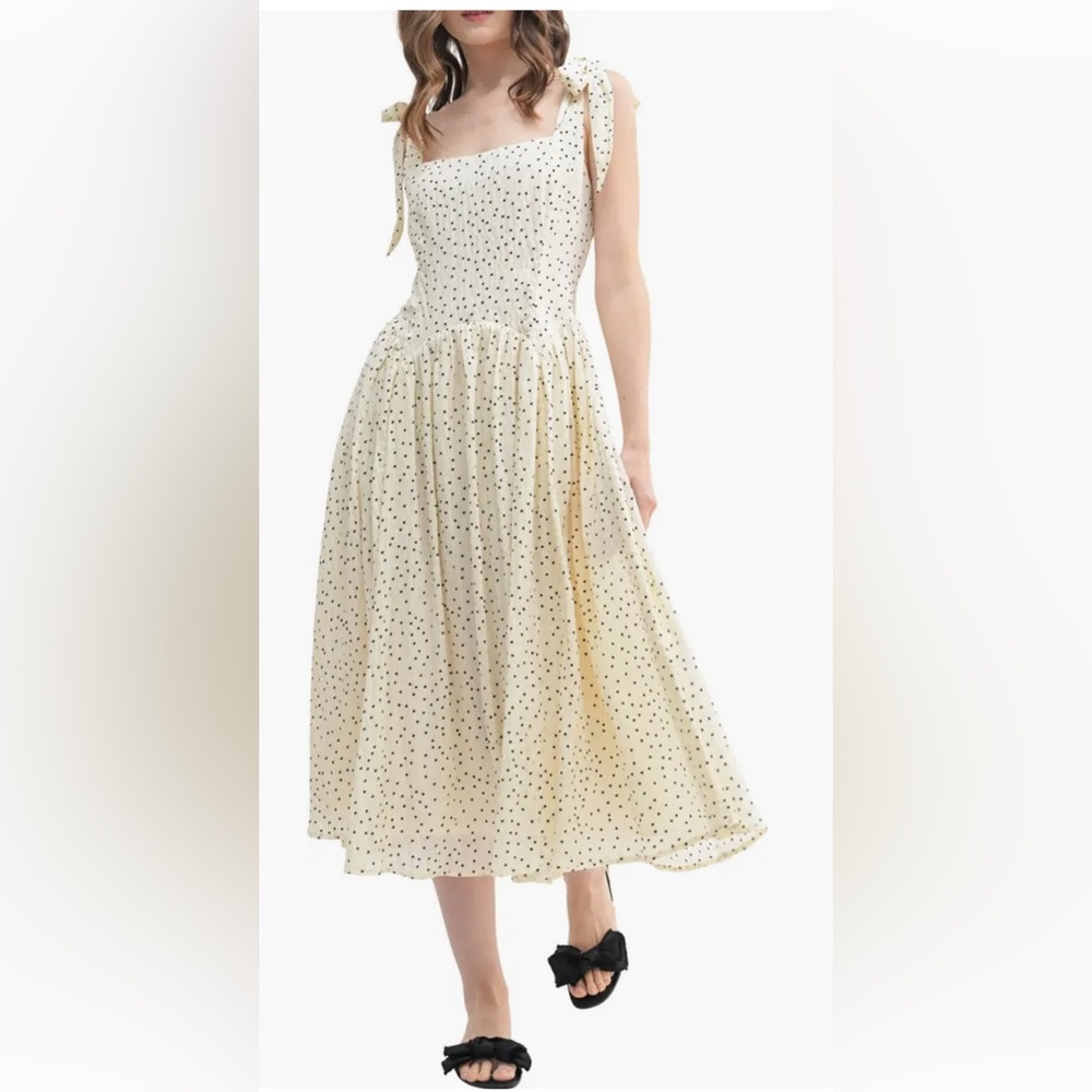 NWT LUSH Tie Shoulder Maxi Dress XS